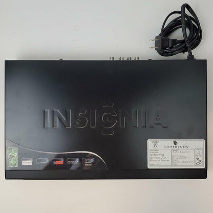Insignia NS-BRDVD4 Blu-Ray/DVD Player w/ Remote | Grade B