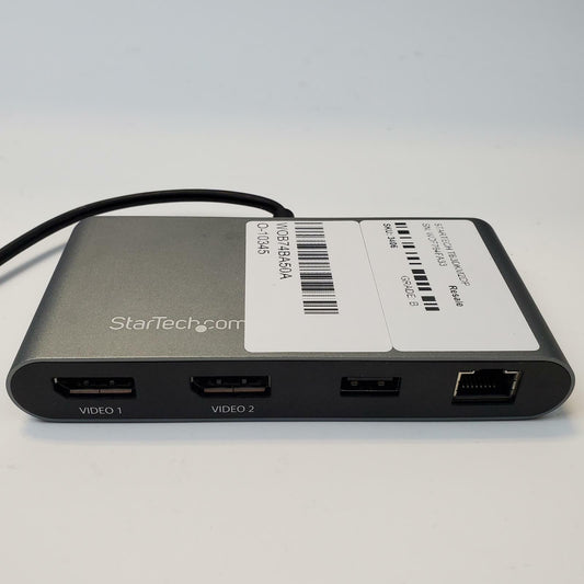 StarTech TB3DKM2DP Thunderbolt 3 Dual DisplayPort Mini Docking Station | Grade B