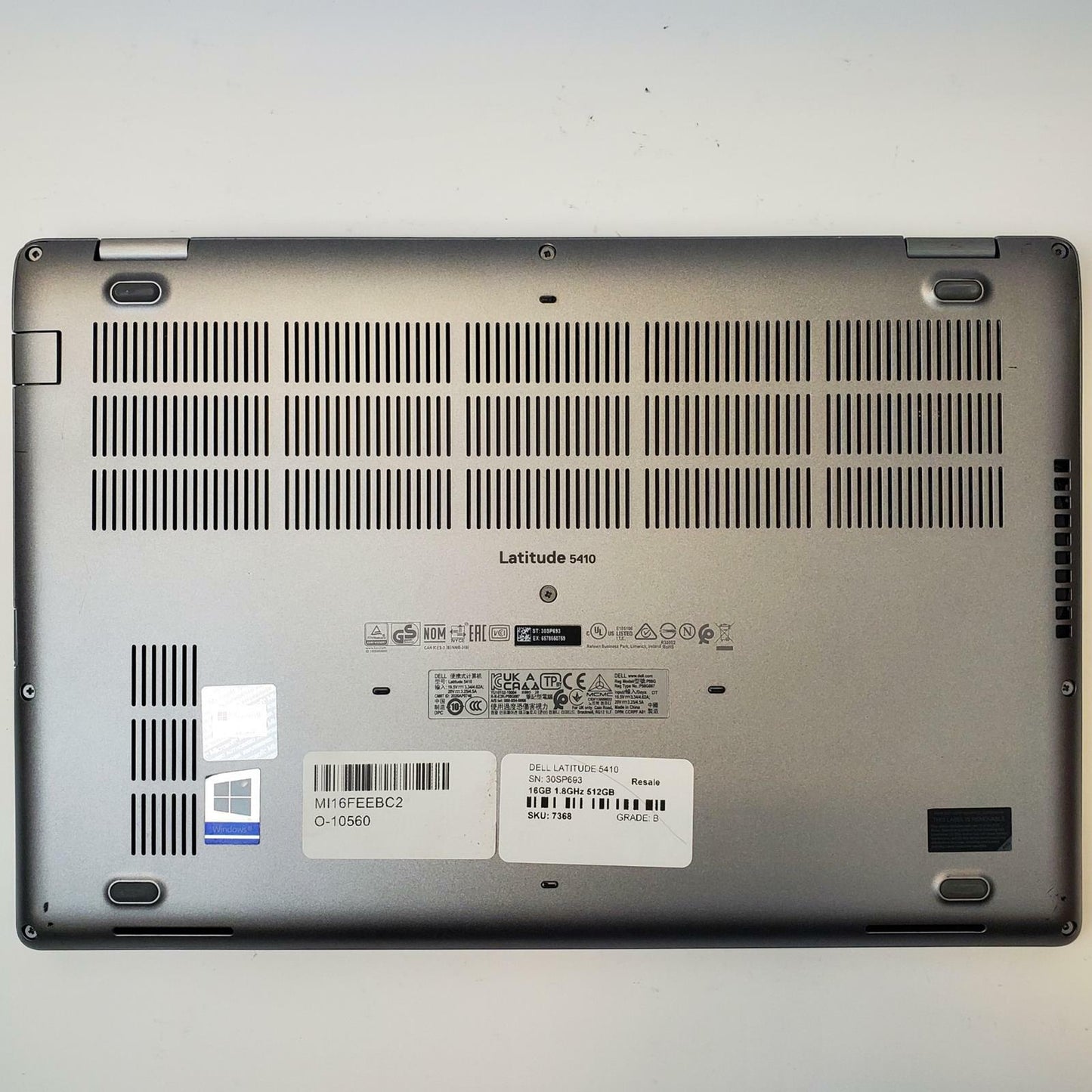 DELL LATITUDE 5410 Win 11 Home i7-10610U 16GB RAM 512GB NVME | Grade B | 7368
