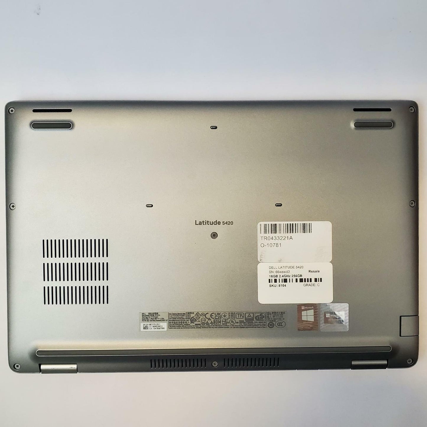 DELL LATITUDE 5420 Win 11 Home I5-1135G7 16GB RAM 256GB NVME | Grade C | 8104