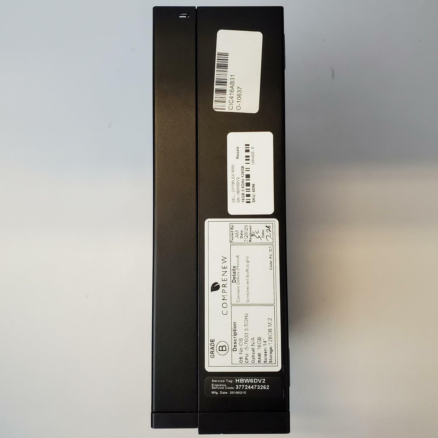 DELL OPTIPLEX 5050 No OS i5-7600 16GB RAM 128GB M.2 | Grade B | 8096