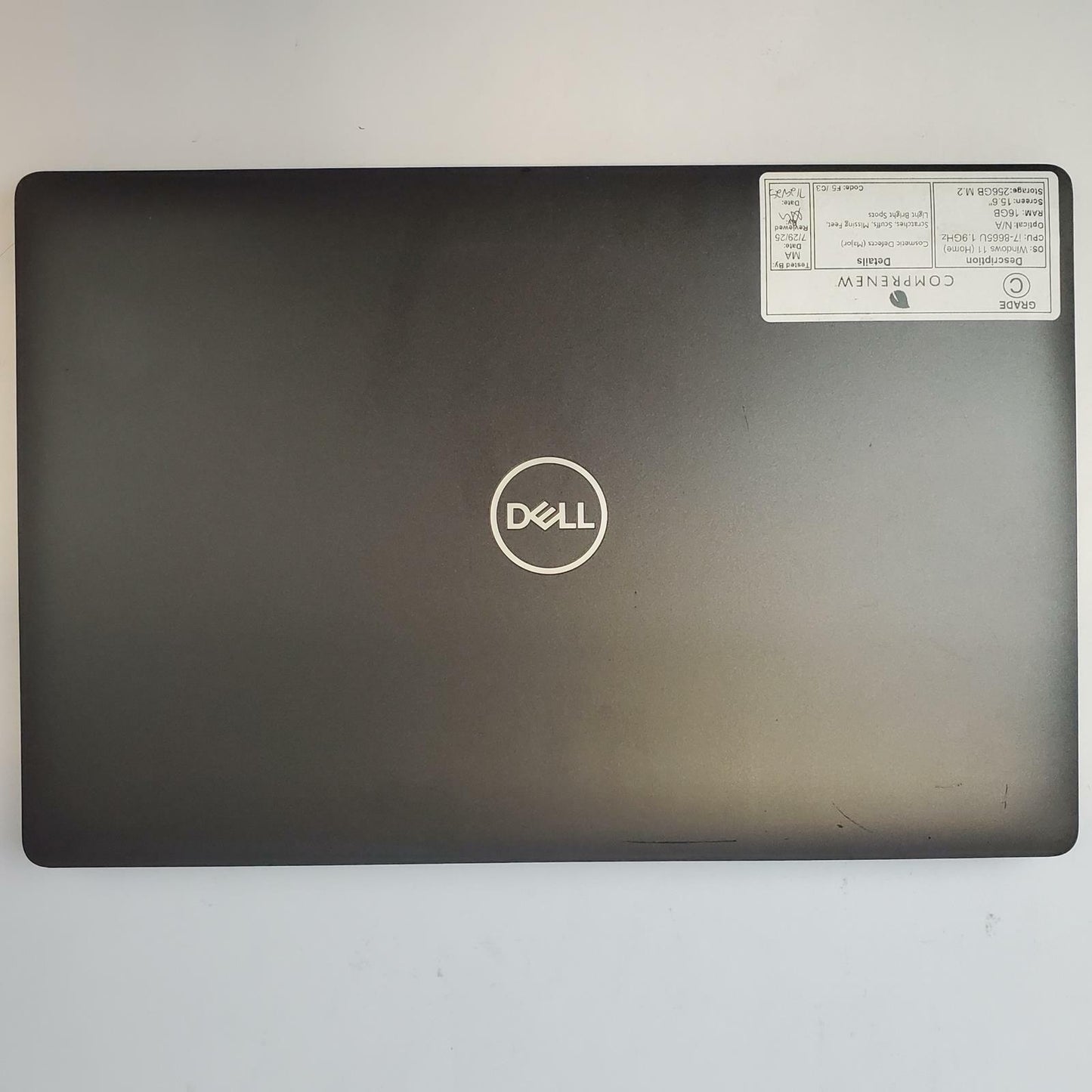 DELL LATITUDE 5500 Win 11 Home I7-8665U 16GB RAM 256GB M.2 | Grade C | 8161