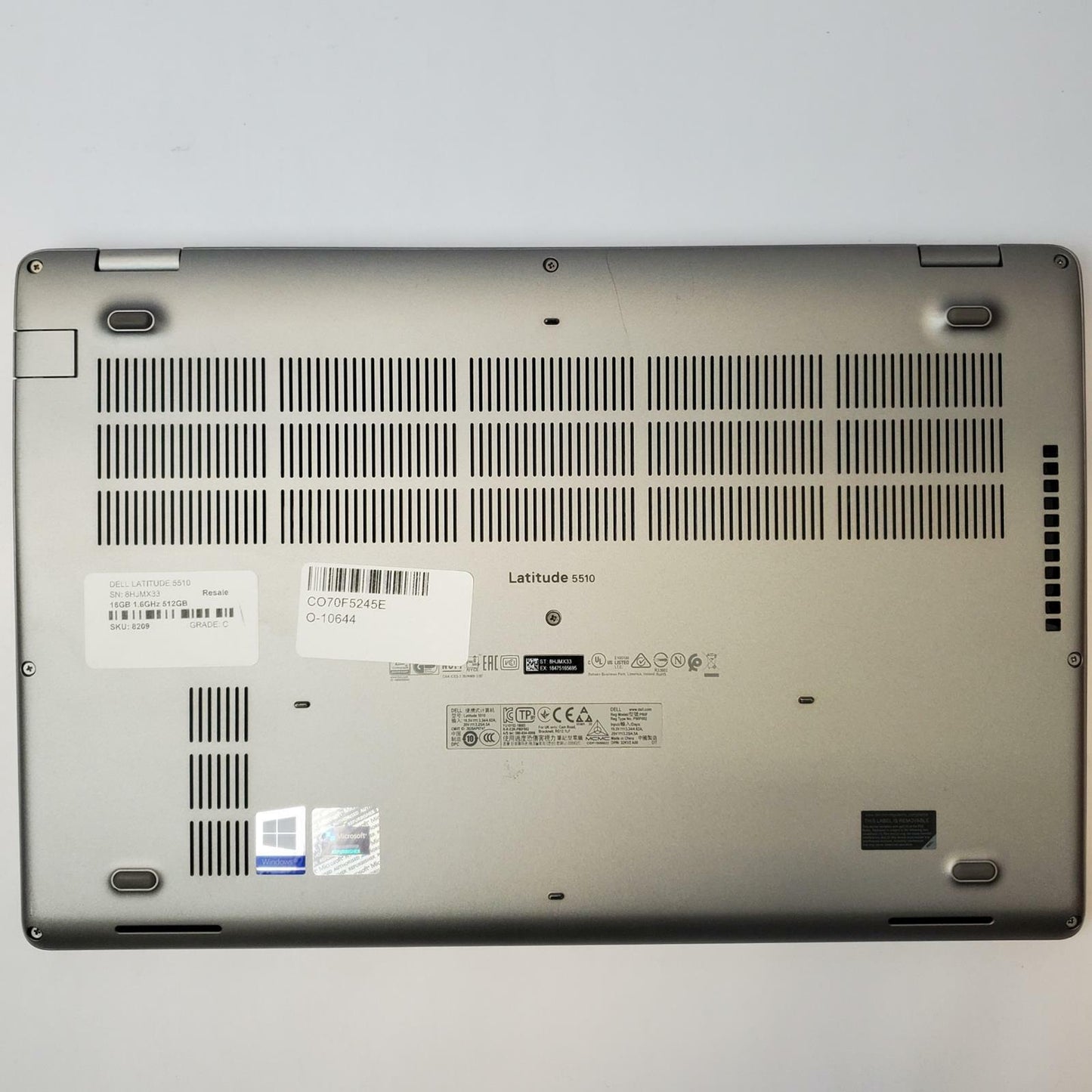 DELL LATITUDE 5510 Win 11 Home I5-10210U 16GB RAM 512GB NVME | Grade C | 8209