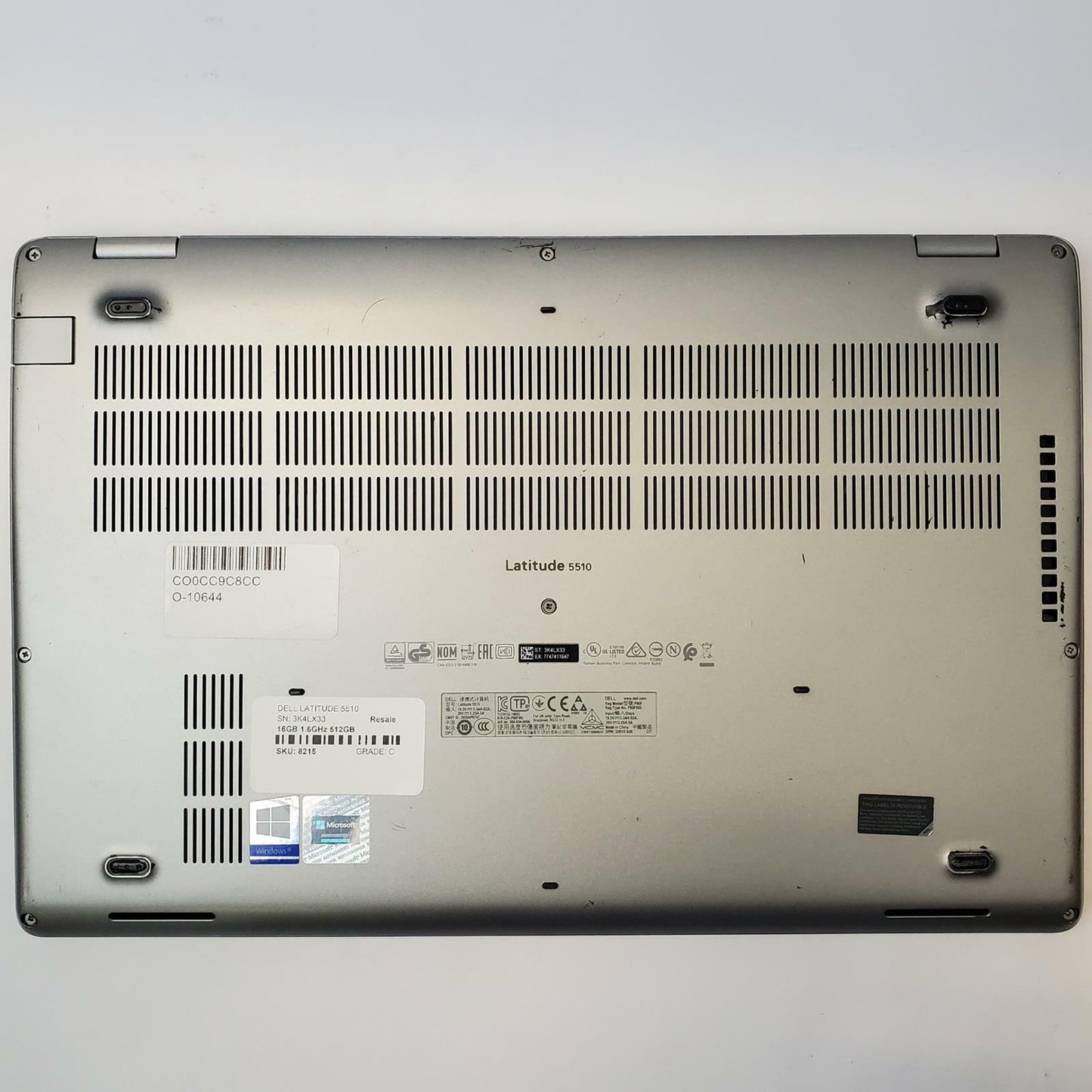 DELL LATITUDE 5510 Win 11 Home I5-10210U 16GB RAM 512GB NVME | Grade C | 8215