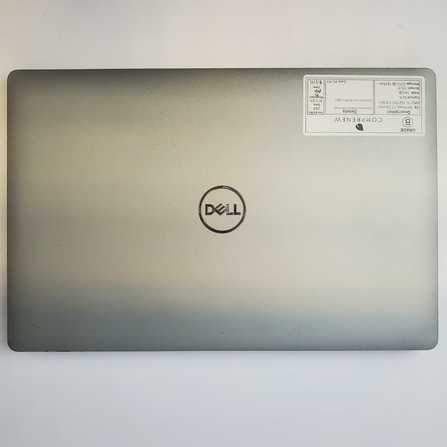 DELL LATITUDE 5510 Win 11 Home I5-10210U 16GB RAM 500GB NVME | Grade B | 8220