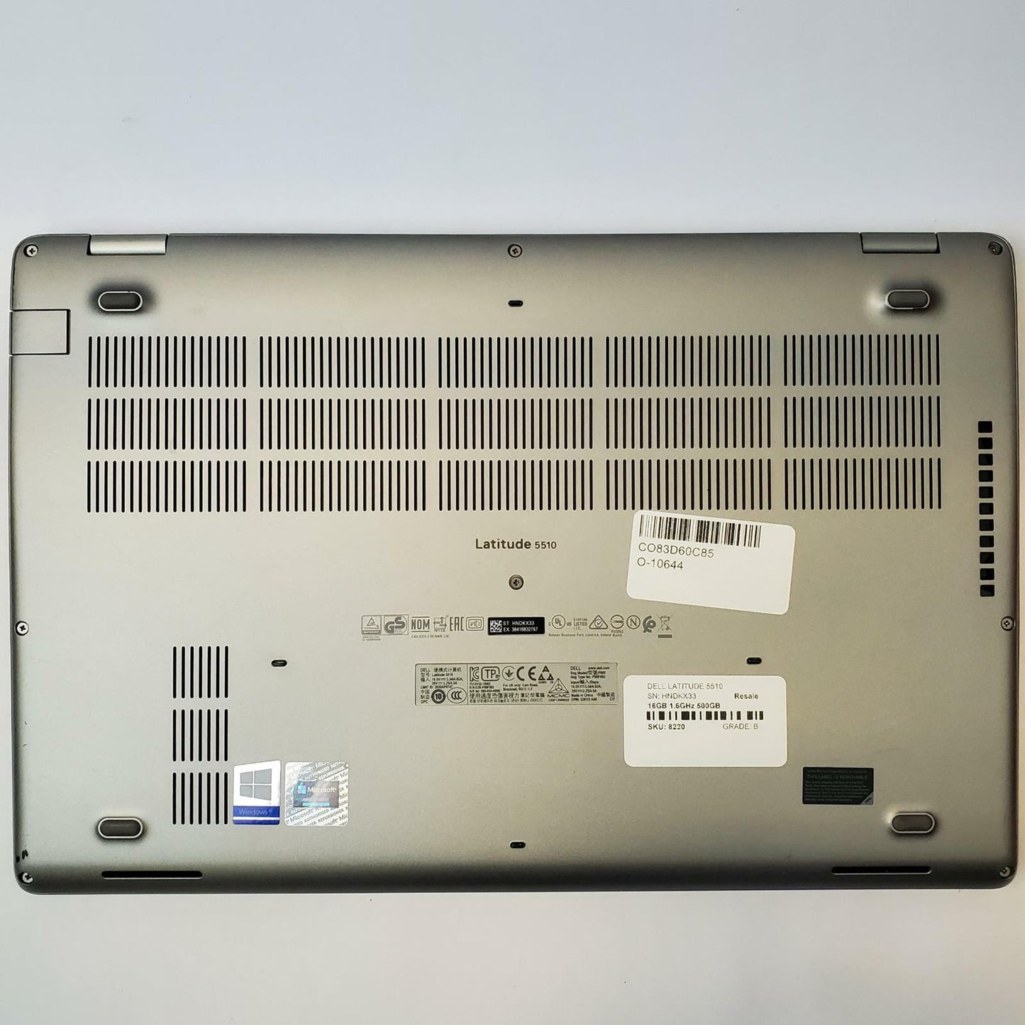 DELL LATITUDE 5510 Win 11 Home I5-10210U 16GB RAM 500GB NVME | Grade B | 8220