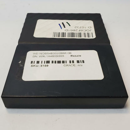 Western Digital WDBS4B0020BBK-0B 2TB 2.5" SATA External HDD | Grade B