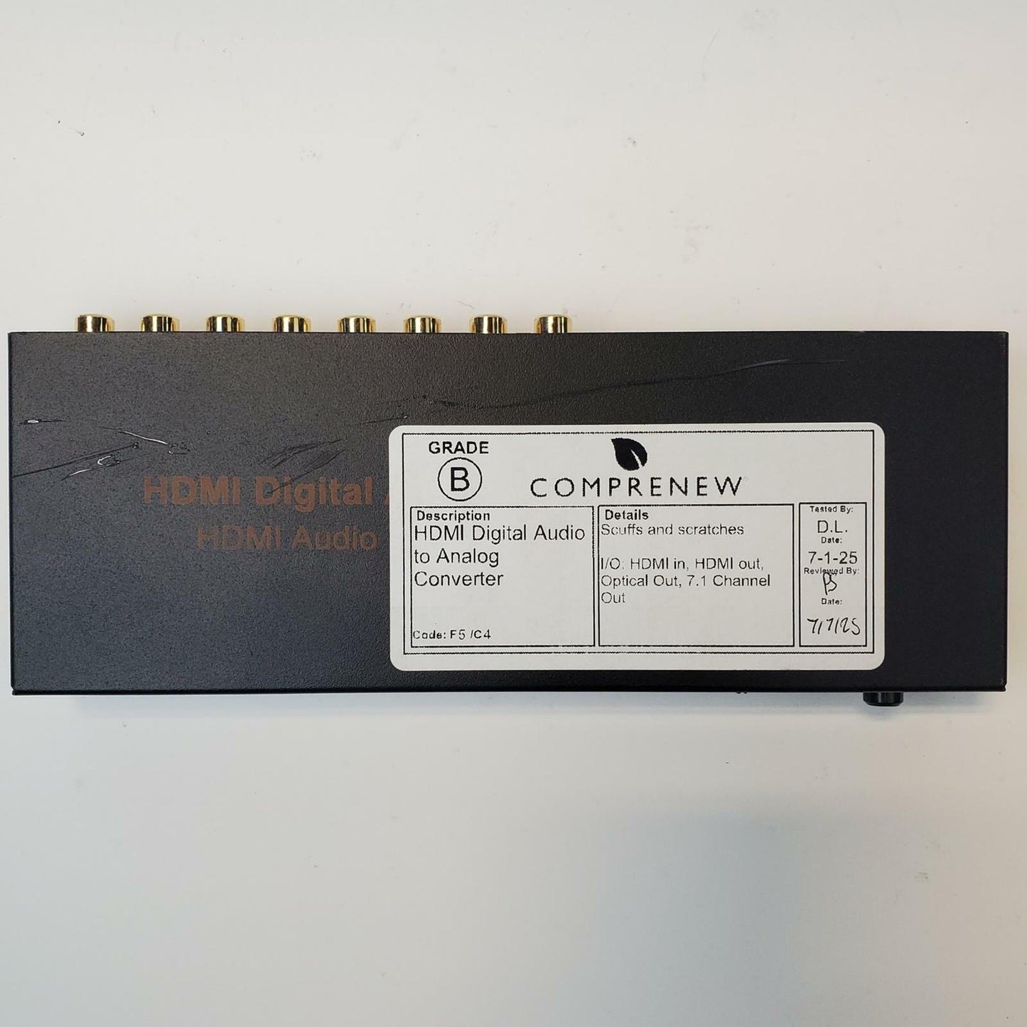 HDMI Digital Audio to Analog Converter | Grade B