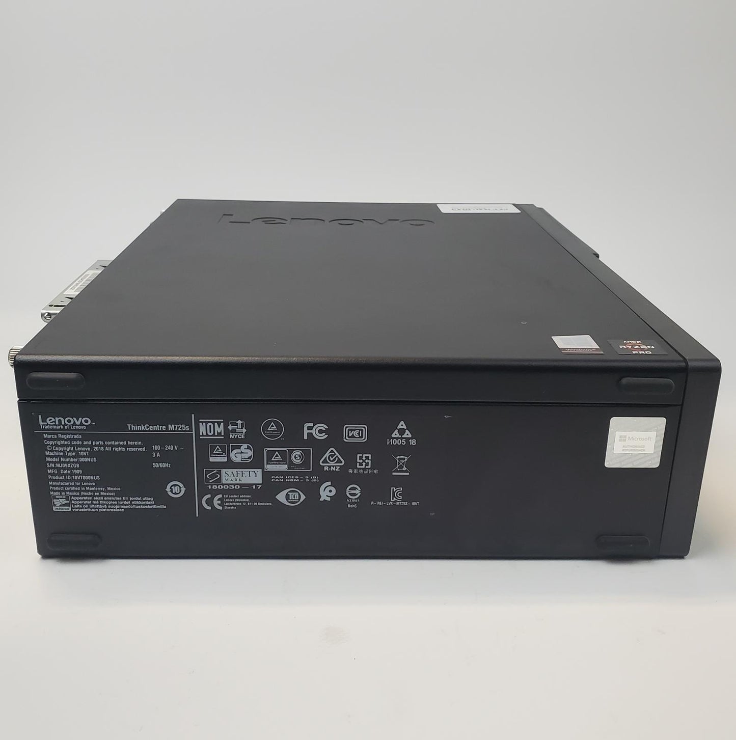 Lenovo ThinkCentre M725S Win 11 Pro Ryzen 5 2400G 8GB RAM 128GB NVMe | Grade B