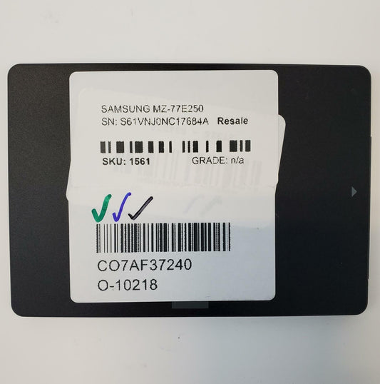 Samsung MZ-77E250 250GB 2.5" SATA Internal SSD | Grade A