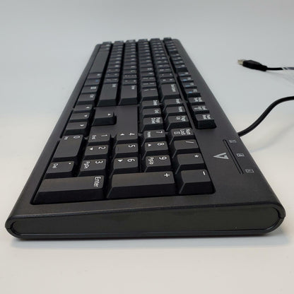 V7 Seven CKU200US Wired USB Keyboard and Mouse Combo | Grade A