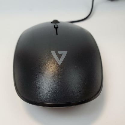 V7 Seven CKU200US Wired USB Keyboard and Mouse Combo | Grade A