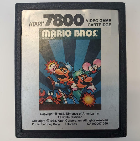 Atari 7800 Game: Mario Bros | Grade B