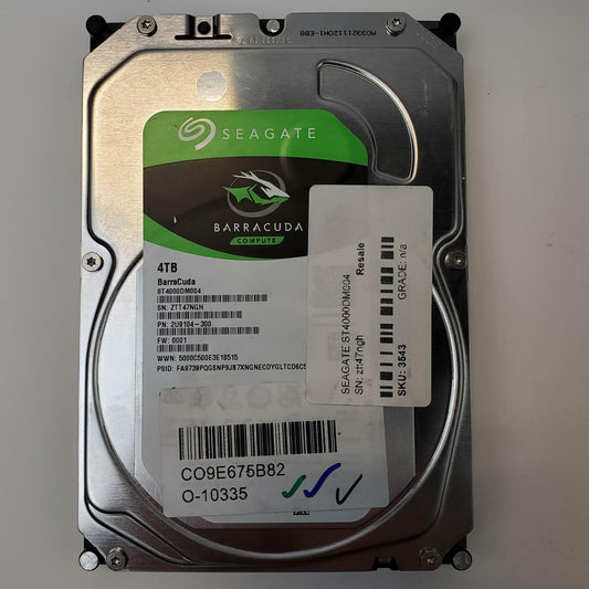 Seagate ST4000DM004 4TB 3.5" SATA HDD | Grade A