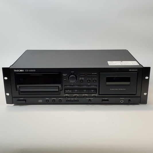 Tascam CD-A500 Rack Mount Cassette Deck/CD Player | Grade B