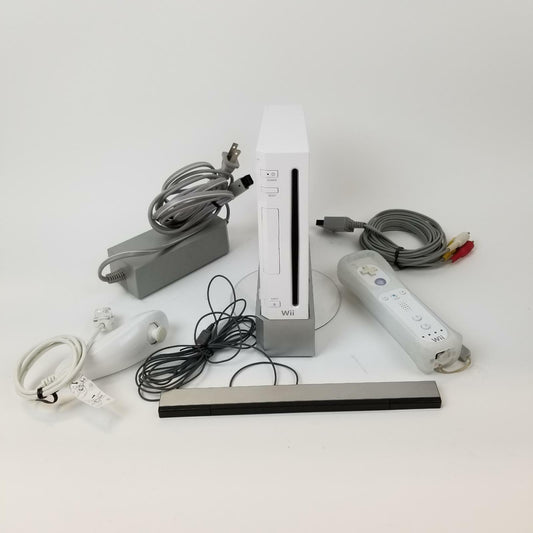 Nintendo Wii RVL-001 Console (White) Bundle w/ Motion Plus | Grade B