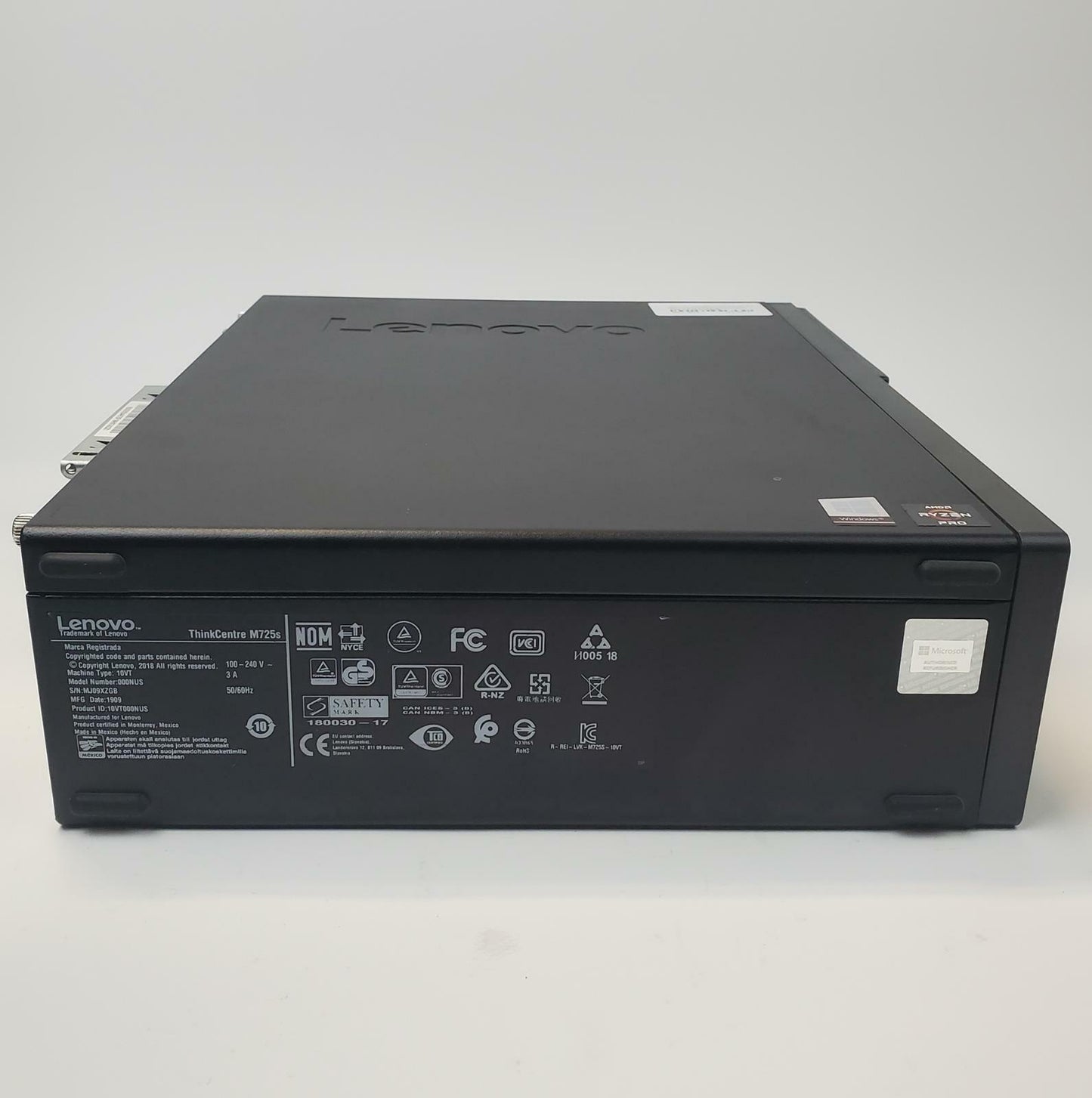 Lenovo ThinkCentre M725S Win 11 Pro Ryzen 5 2400G 8GB RAM 128GB NVMe | Grade B