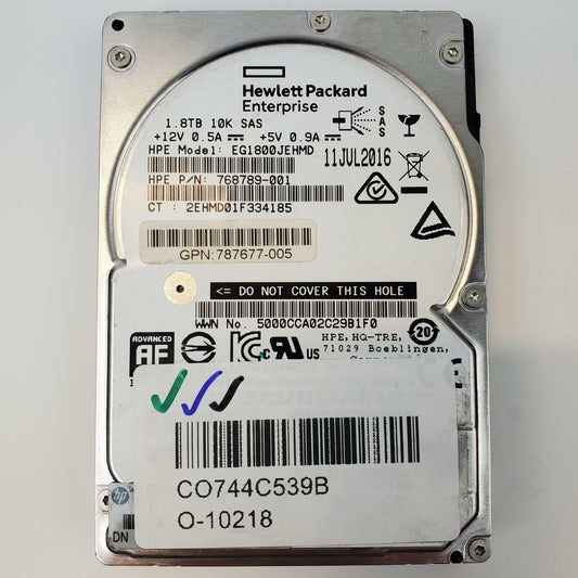 HP HUC101818CS4204 1.8TB 2.5" SAS Internal HDD | Grade A