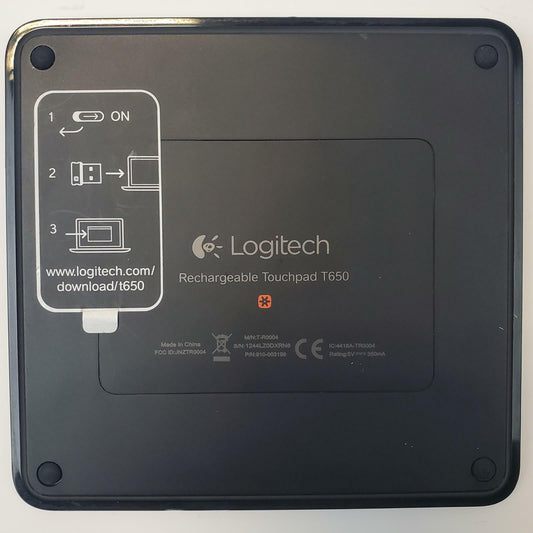 Logitech T650 Rechargeable USB Wireless Touchpad | Grade A
