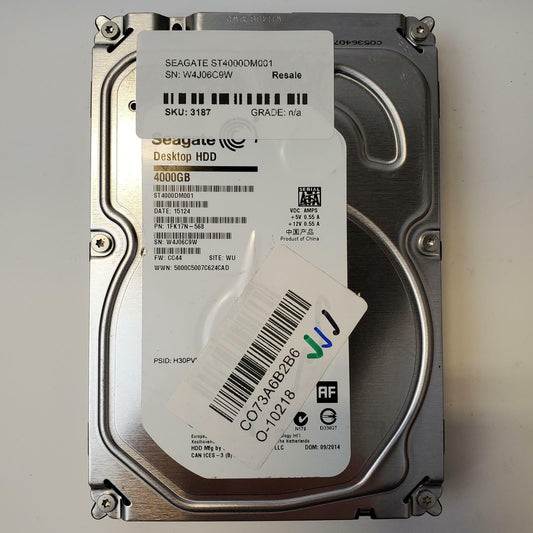 Seagate ST4000DM001 4TB 3.5" SATA Internal HDD | Grade A