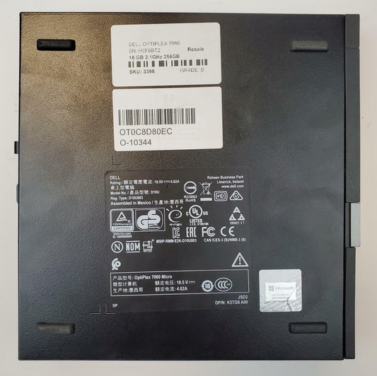 Dell OptiPlex 7060 Win 11 Home i5-8500T 16GB RAM 256GB NVMe | Grade B