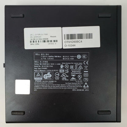 Dell OptiPlex 7080 Win 11 Home i5-10500T 16GB RAM 256GB NVMe | Grade B