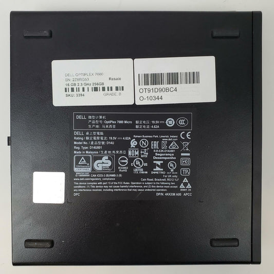 Dell OptiPlex 7080 Win 11 Home i5-10500T 16GB RAM 256GB NVMe | Grade B