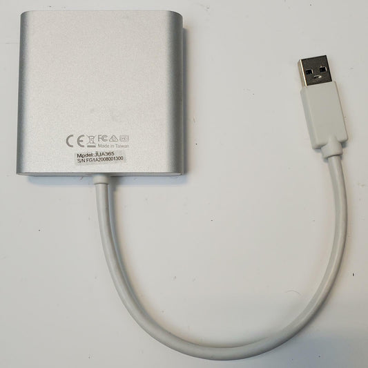 J5create JUA365 USB-A 3.0 to Dual HDMI Multi-Monitor Adapter | Grade A