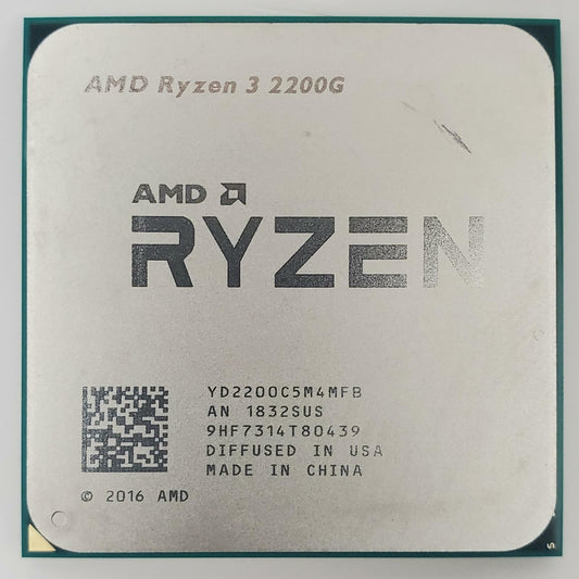 AMD Ryzen 3 2200G 4-Core Processor | Grade A