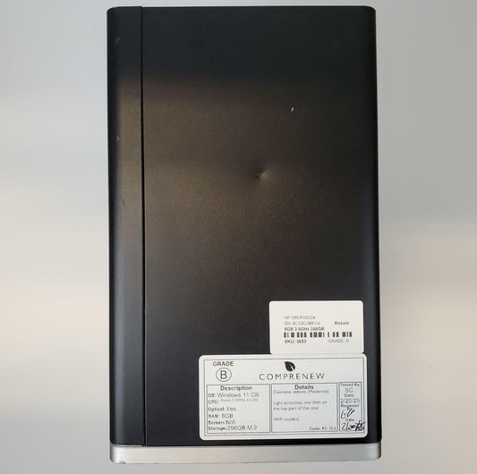 HP Pavilion 590-P00024 Win 11 Pro Ryzen 3 2200G 8GB RAM 256GB M.2 | Grade B