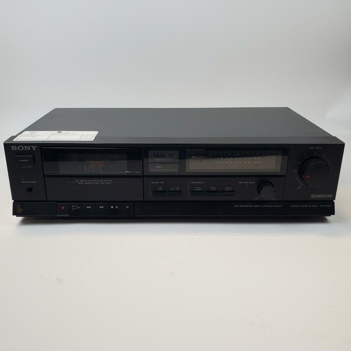 Sony TC-FX150 Stereo Cassette Deck | Grade B