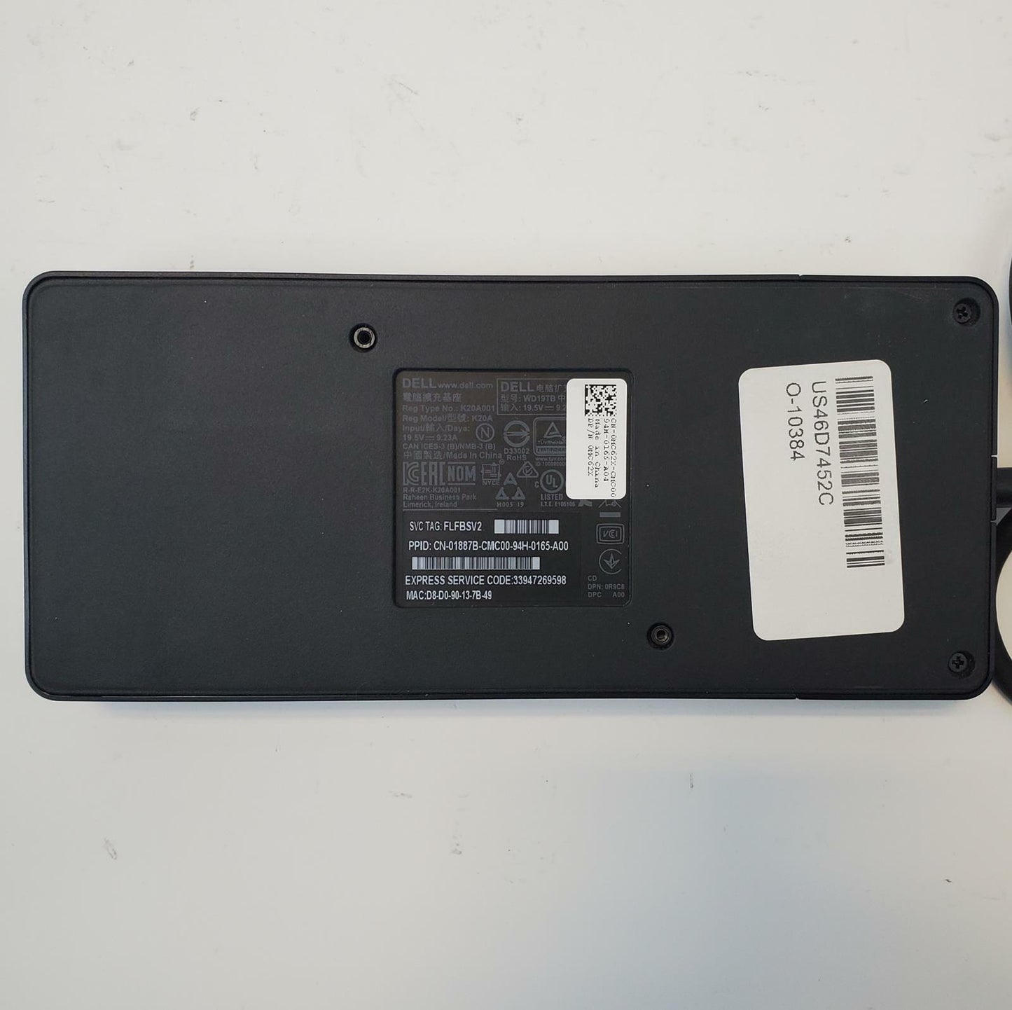 Dell WD19TB USB-C Docking Station | Grade B