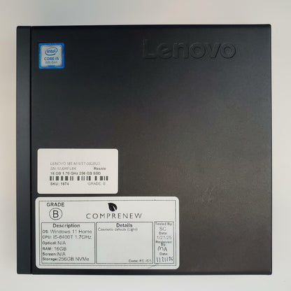Lenovo ThinkCentre M720q Win 11 Home i5-8400T 16GB RAM 256GB NVMe | Grade B