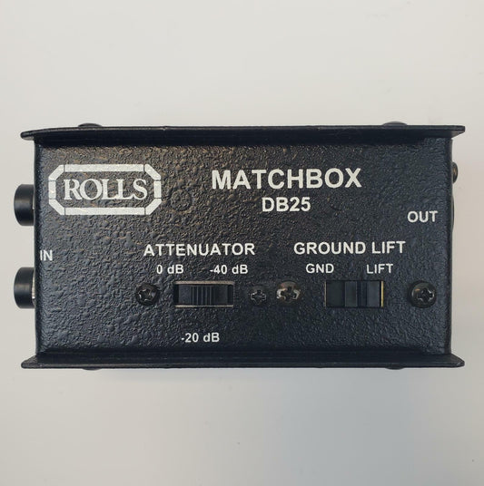 Rolls Matchbox DB25 Passive DI Box | Grade B
