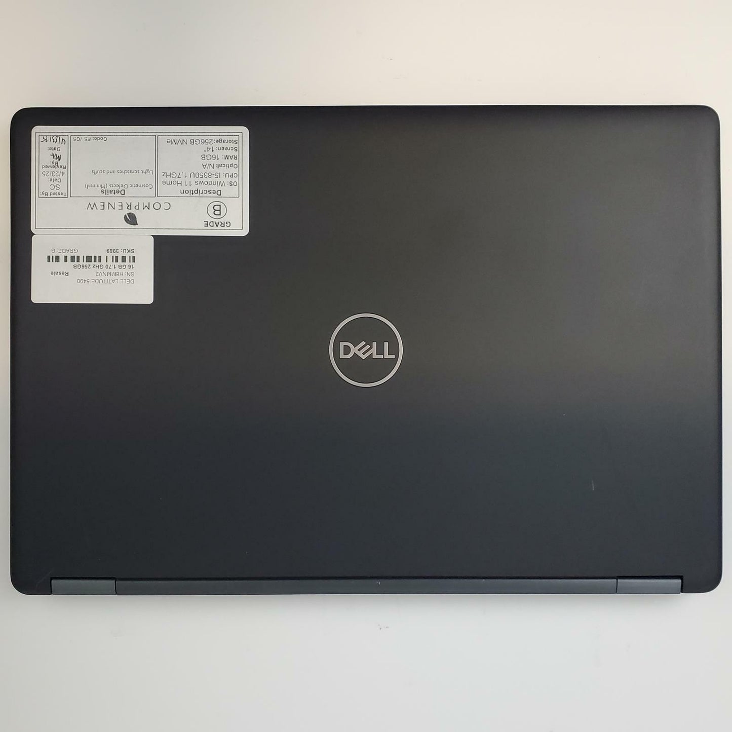 Dell Latitude 5490 Win 11 Home i5-8350U 16GB RAM 256GB NVMe | Grade B