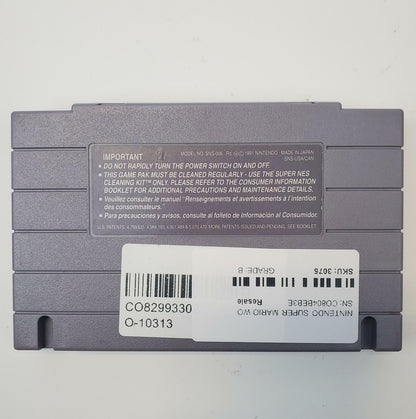 Super Nintendo Game - Super Mario World | Grade A