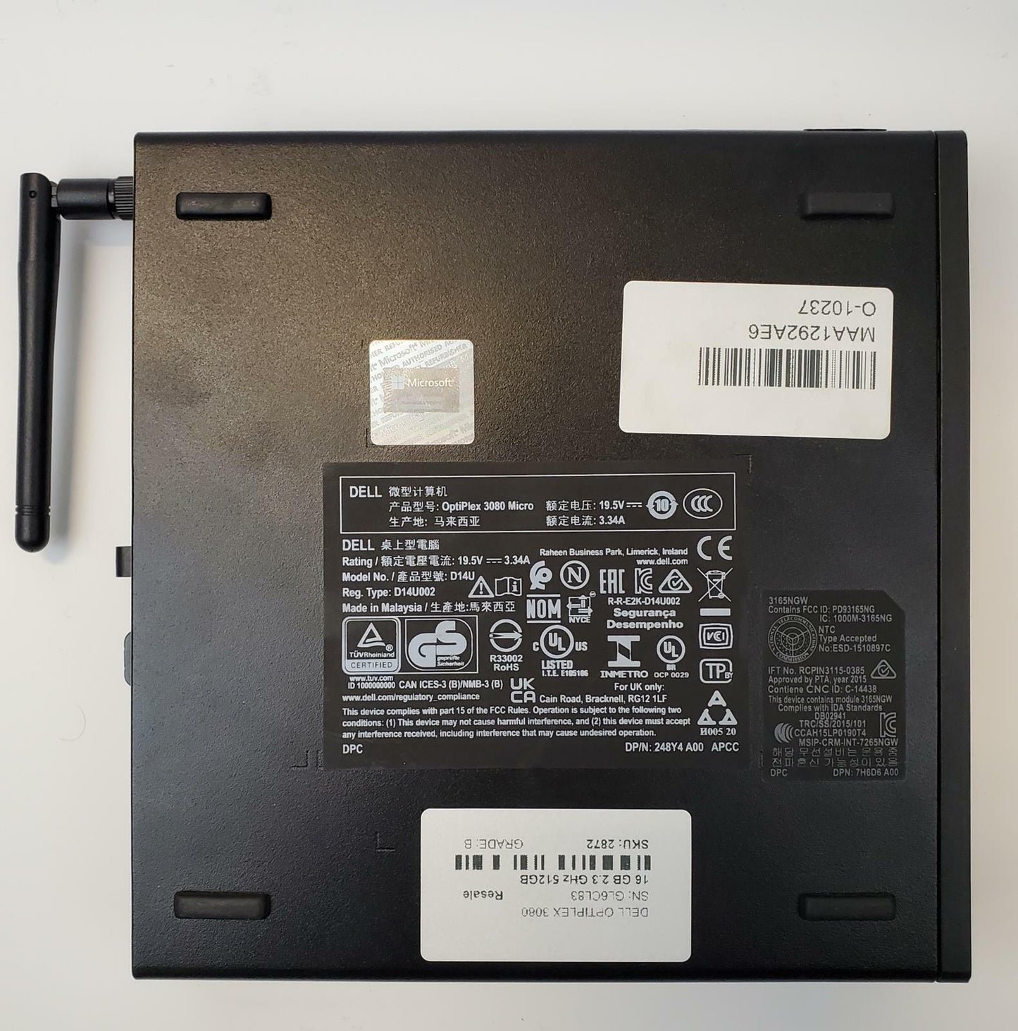 Dell OptiPlex 3080 Win 11 Home i5-10500T 16GB RAM 512GB NVMe | Grade B