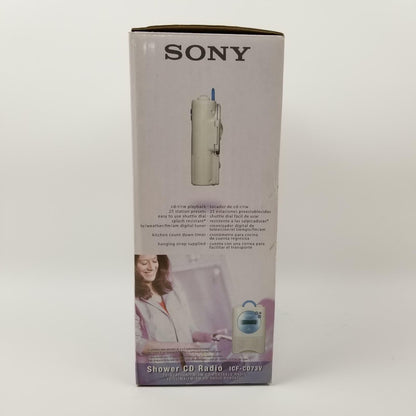 Sony ICF-CD73V Shower AM/FM Radio/CD Player | Grade A