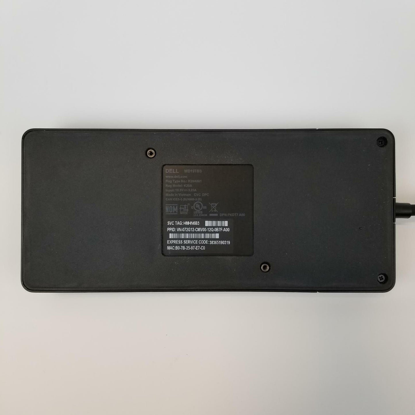Dell WD19TBS Docking Station | Grade A