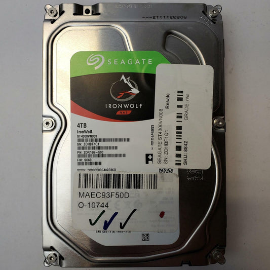 SEAGATE ST4000VN008 4TB 3.5" SATA Internal HDD | Grade A