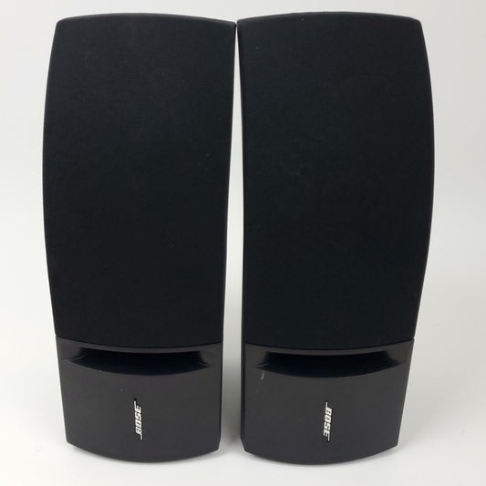 Bose 161 Bookshelf Wall-Mountable Black Speaker Pair | Grade B