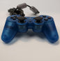 Sony PlayStation 1 SCPH-1200 DualShock Analog Clear Blue Controller | Grade A