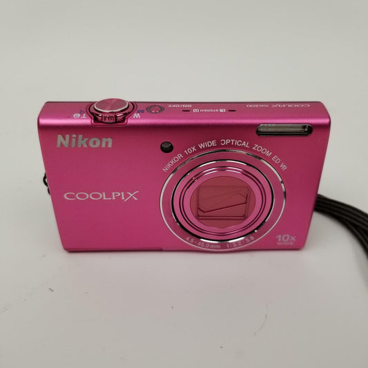 Nikon Coolpix S6200 Digital Camera Pink | Grade B