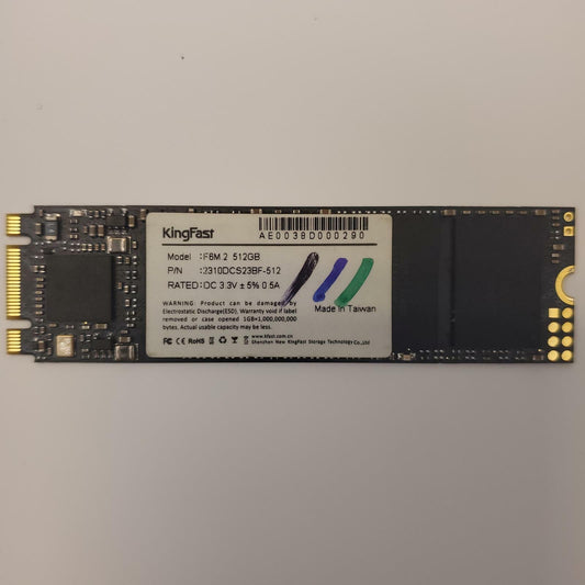 KingFast F6M 2 512GB 2280 Gen3 M.2 SSD | Grade A