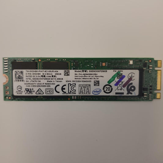 Intel SSDSCKKF256GB 256GB 2280 Gen3 M.2 SSD | Grade A