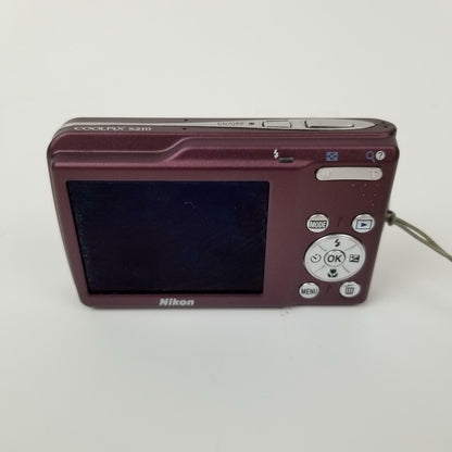 Nikon Coolpix S210 Digital Camera 8MP Plum | Grade B