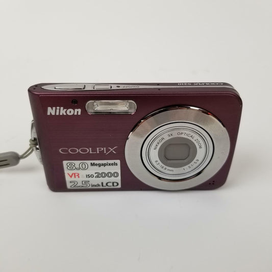 Nikon Coolpix S210 Digital Camera 8MP Plum | Grade B