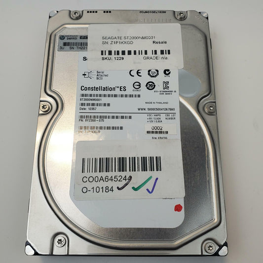 Seagate ST2000NM0001 2TB 3.5" SATA Internal HDD | Grade A