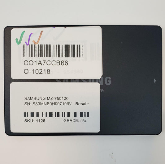 Samsung MZ-750120 120GB 2.5" SATA Internal SSD | Grade A