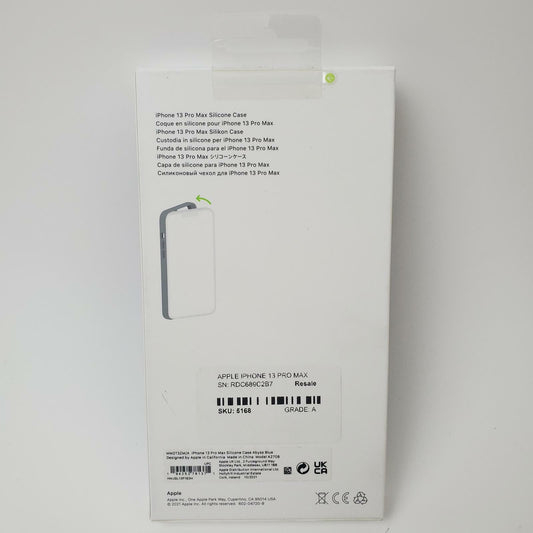 Apple iPhone 13 Pro Max MagSafe Silicone Case (Abyss Blue) | Grade A